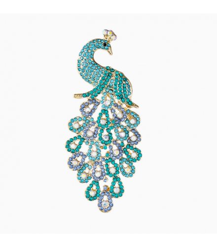 XSB267 - Exquisite fashion peacock brooch
